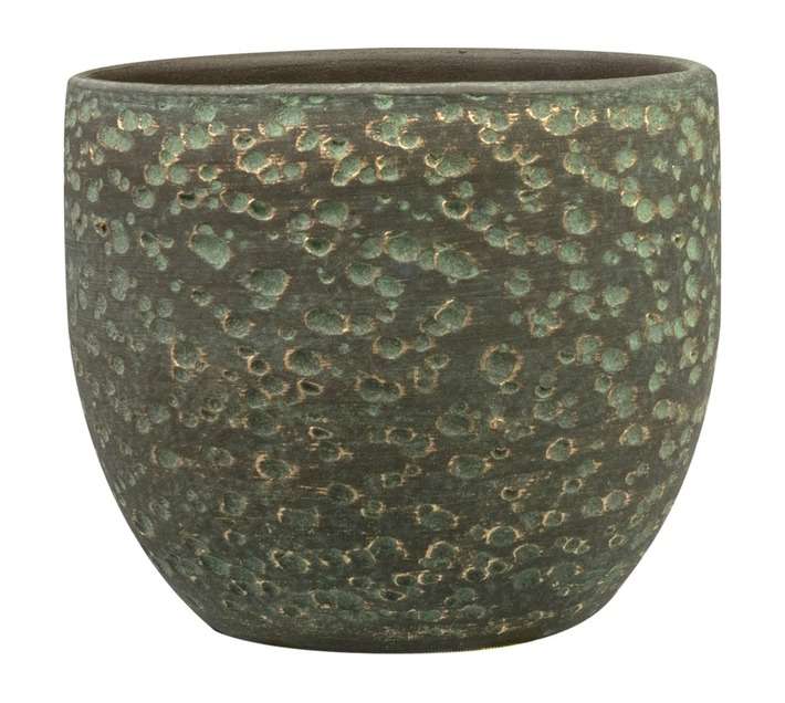 Ter Steege Rinca Pot - Shiny Green (150 x 150 x 130mm)