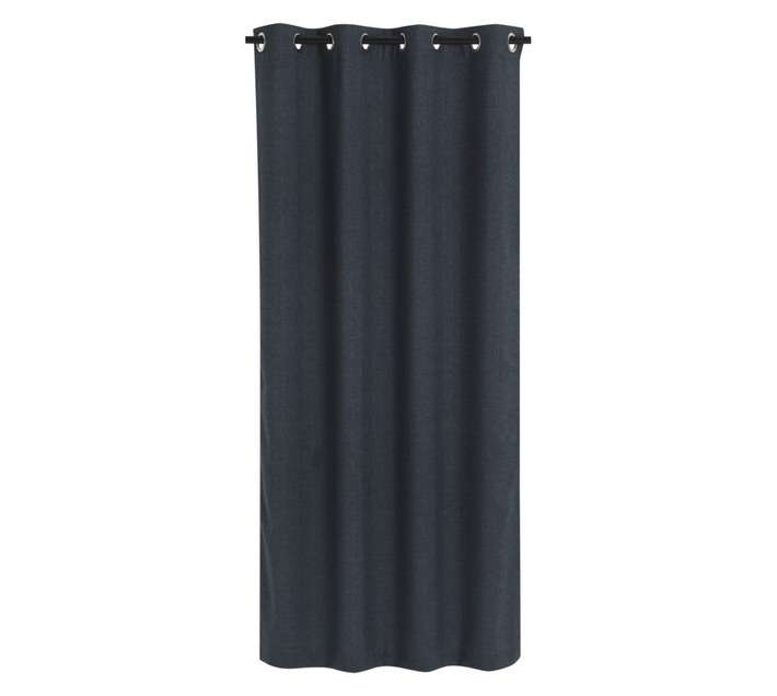 Design House Sublime Eyelet Curtain - Gulf Navy (2300 x 2250mm)