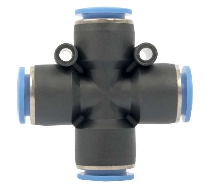 AirCraft PU 4 Way Hose Fitting Connector (12mm)