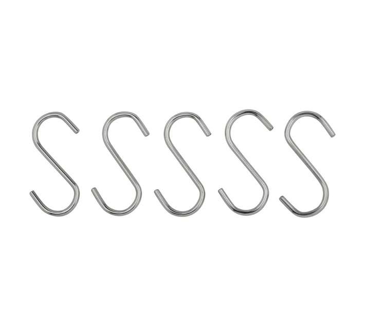 Steelcraft Stainless Steel Five S-Hooks (55 x 4 x 60mm)