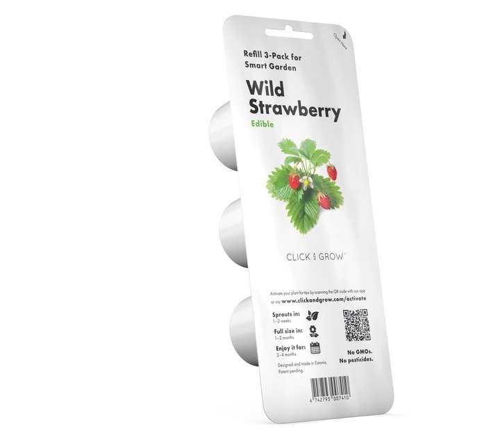 Click and Grow 3 x Wild Strawberry Plant Pods