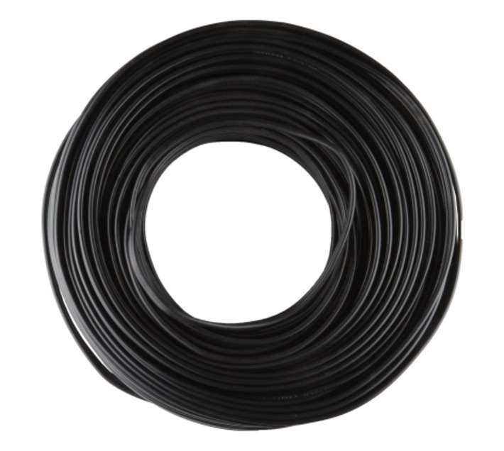 Flat Twin Earth Cable - Black (2.5mm) (Price Per Meter)