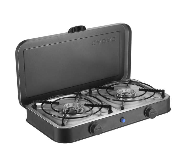 Cadac 2 Plate Deluxe Cooker Stove - Black/Grey