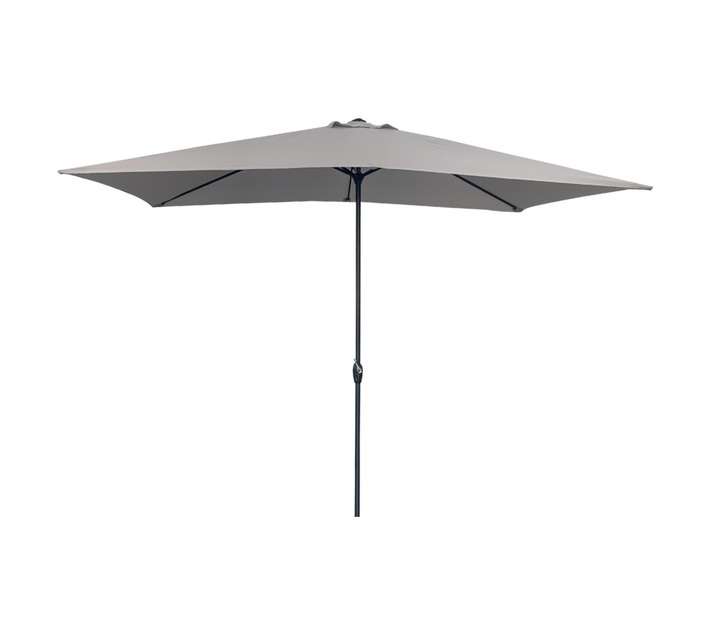 Design House LF65165-G Market Umbrella - Grey (3000 x 2000 x 2450mm)