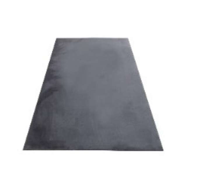 Stefano and Co Sonya Faux Fur Rug - Grey (1200 x 1600 x 40mm)