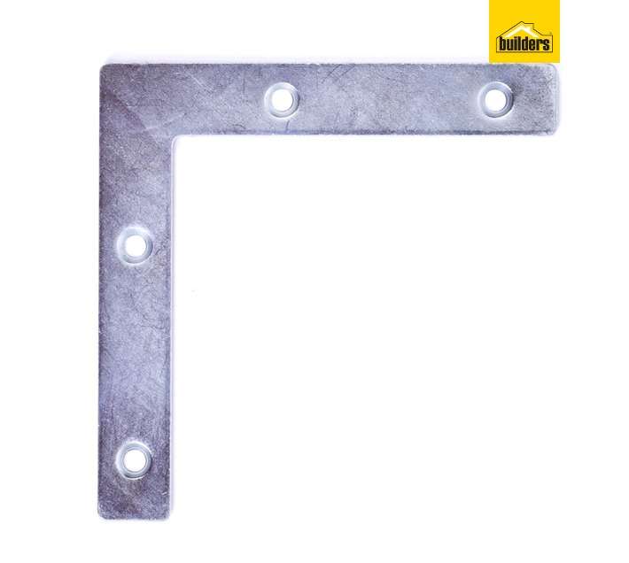 Vormann Galvanised Flat Angle Bracket (75 x 12mm)