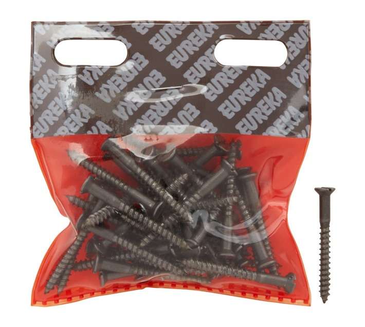 Eureka 1BK70U 5 x 50mm W/Screw Countersunk Steel (40 Pack)