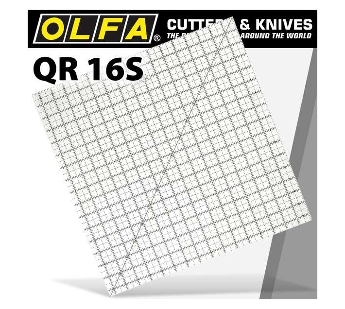 Olfa Square Quilt Ruler with Grid (305 x 305mm)