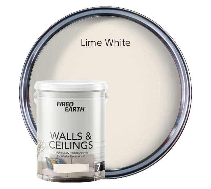 Fired Earth Walls and Ceilings - Lime White (5L)