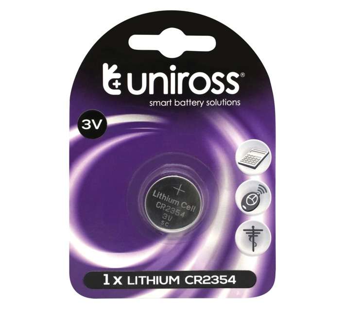 Uniross Coin Lithium Battery (CR2354)