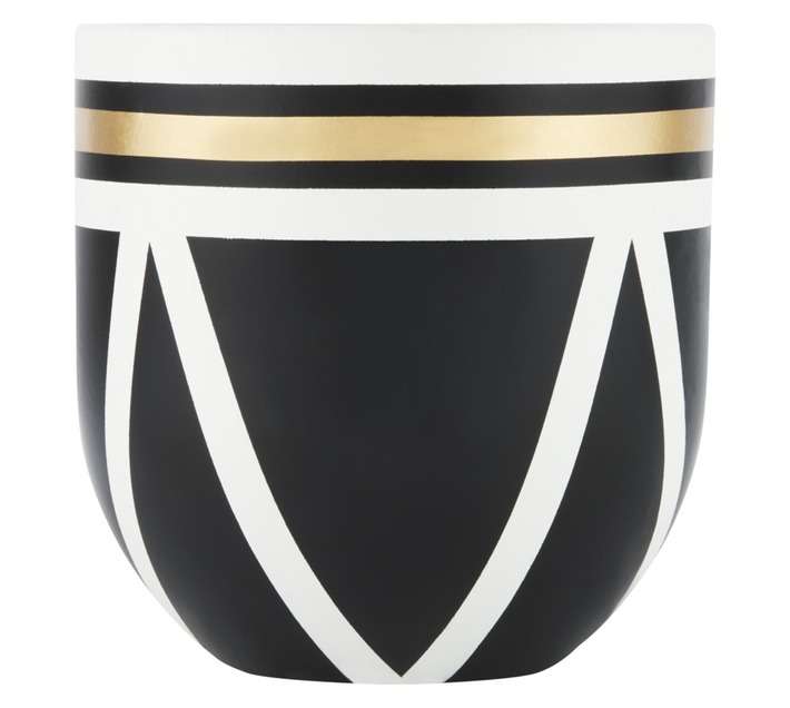 Golden Large Zebra Pot (400 x 400mm)