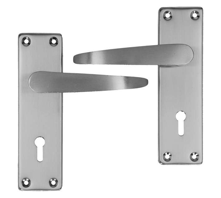 Dortello Coral Satin Chrome Handle