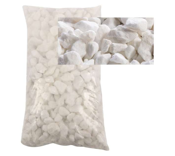 Extra Small Pebbles - Super White Dump (17kg)