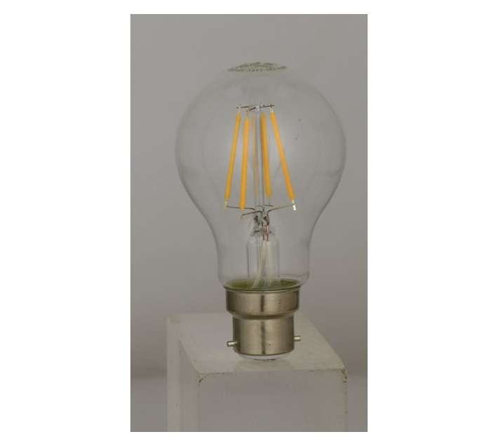 Lightworx LED-S19-A604WB22WW B22 Dimmable Filament Bulb - Clear (4W)