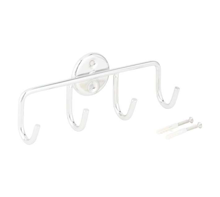 Steelcraft Classic Stainless Steel 4 Hook rack (200 x 70 x 40mm)