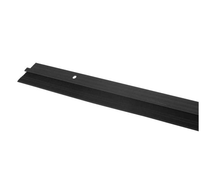Homequip Aluminium Door Seal with Brush Strip - Bronze (1000mm)
