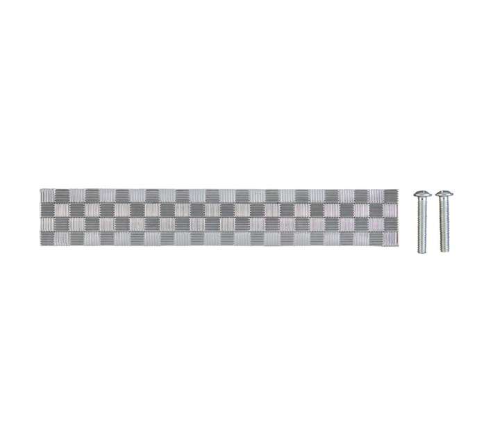 Home and Kitchen Diamond Square Handle - Chrome Plated (128mm)