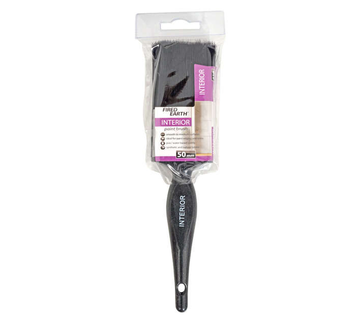 Fired Earth Interior Paint Brush - Grey (50mm)