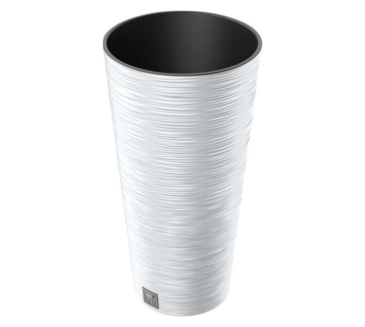 Prosperplast Furu Slim Pot - White (300 x 300 x 575mm)
