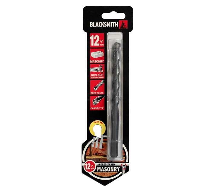 Blacksmith 12 x 150mm Masonry Drill Bit Bshank