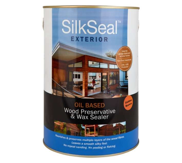 Silkseal Wood Preservative - Gold/Brown (5L)