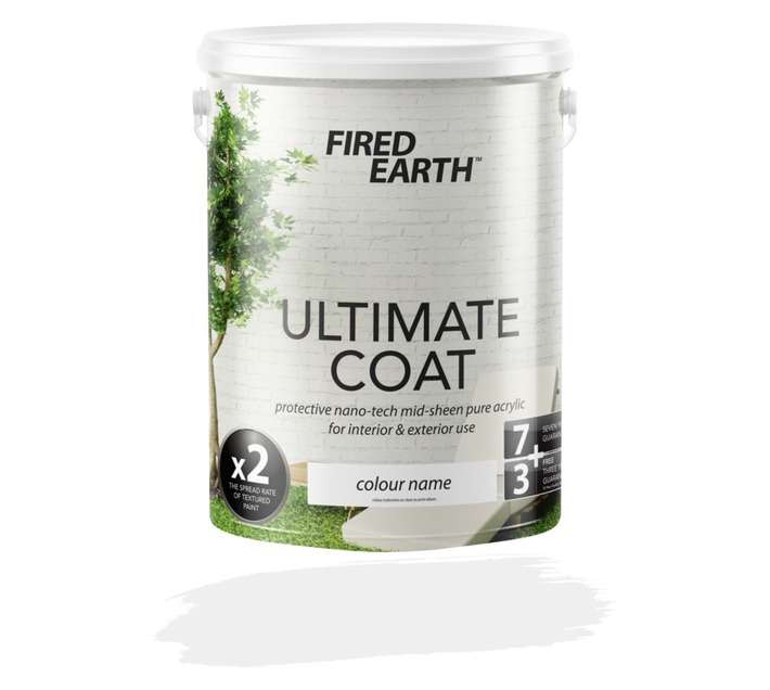 Fired Earth Ultimate Coat - White (5L)