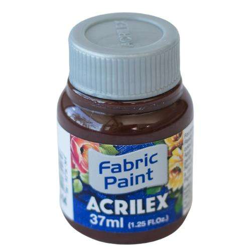 ACRILEX FABRIC PAINT MATTE 37ml BURNT SOIL