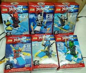 JLB NINJAGO SET OF 6