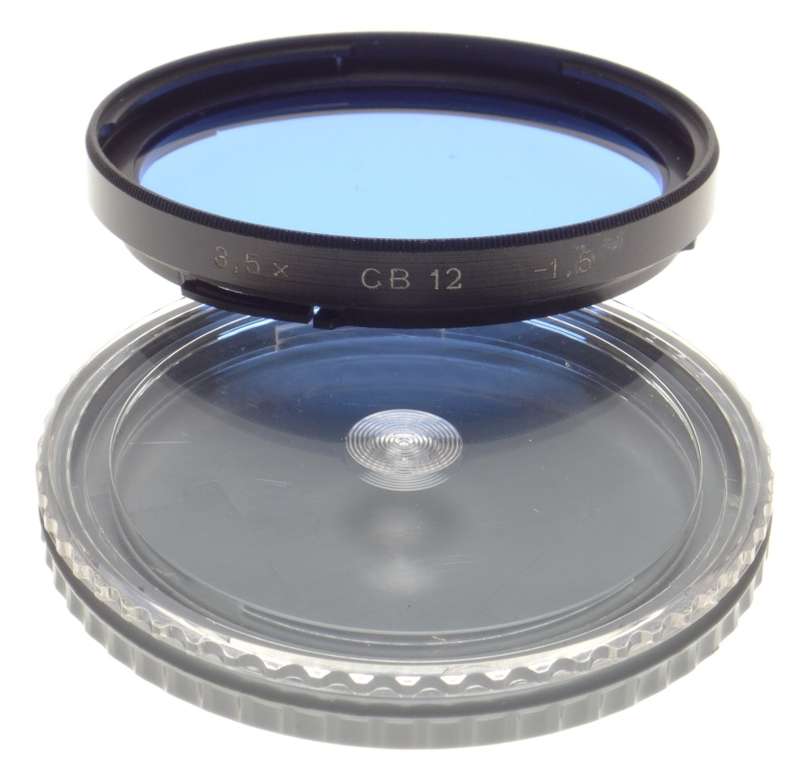 HASSELBLAD 50237 color balance filter 3.5x CB 12 -1.5 B50 camera lens accessory