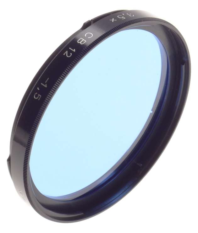 HASSELBLAD light balance filter 3.5 CB 12 -1,5 Blue camera lens filter box MINT