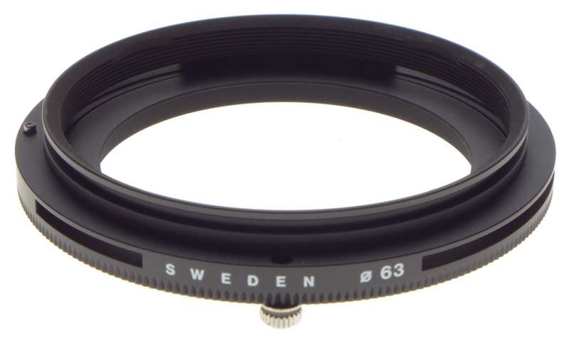 HASSELBLAD 40684 lens mounting ring 63 mm diamter adapter mint boxed instruction