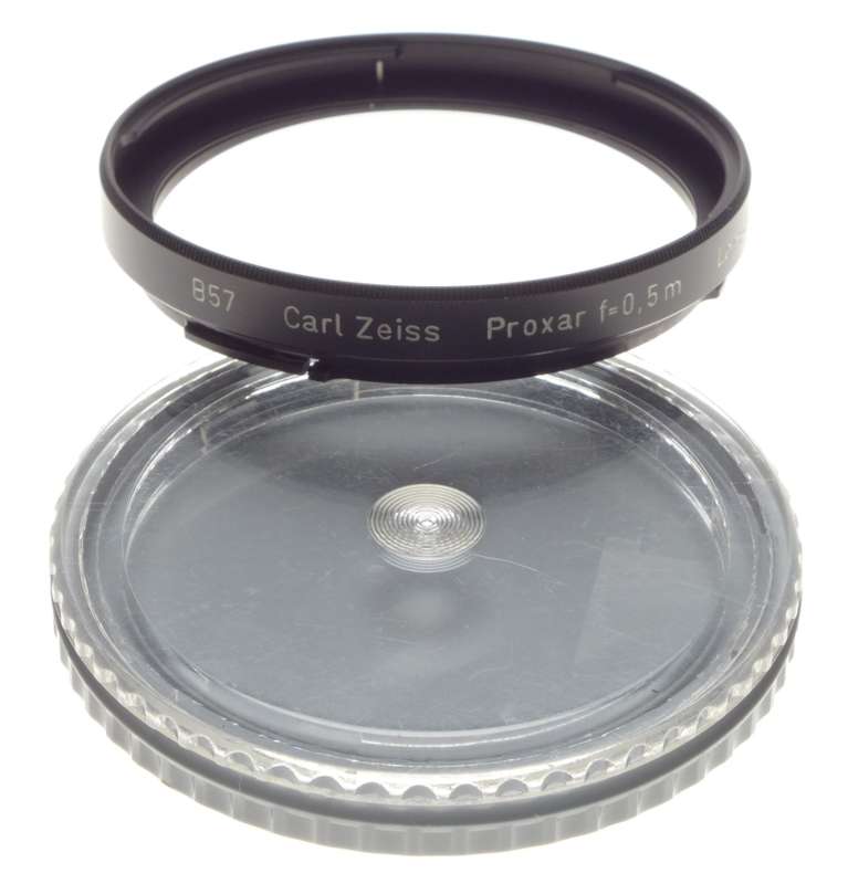 Zeiss Proxar B57 f=0,5m Close up filter cased HASSELBLAD camera lens accessory