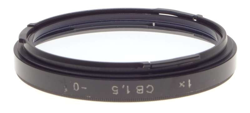 HASSELBLAD/50 1x CB 1,5 -0 Bay 50 camera lens filter accessory lightly used nice