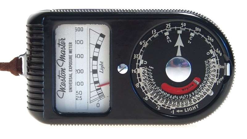 WESTON MASTER UNIVERSAL EXPOSURE METER CASED WORKING NR