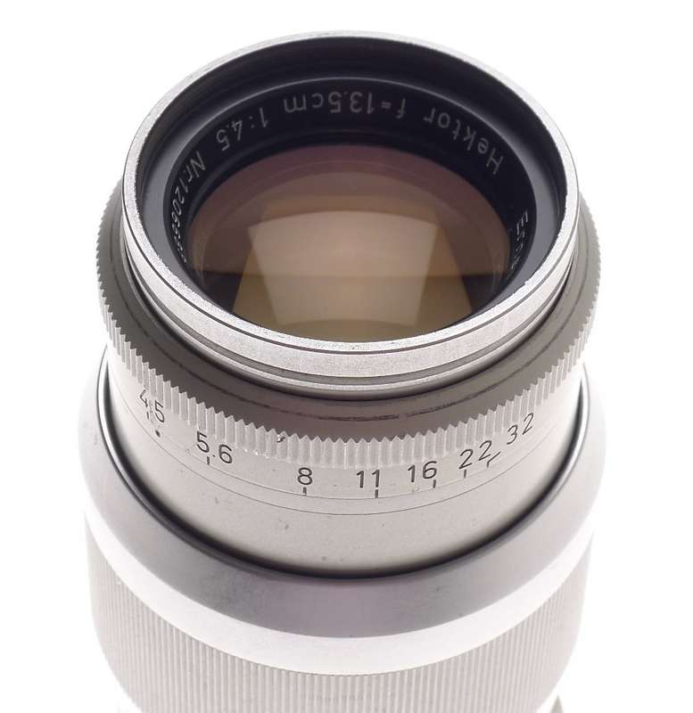 LEICA HEKTOR 1:4.5/13.5cm LEITZ f=135mm CAMERA CHROME LENS CAPS FITS M3 M7 M8 M9