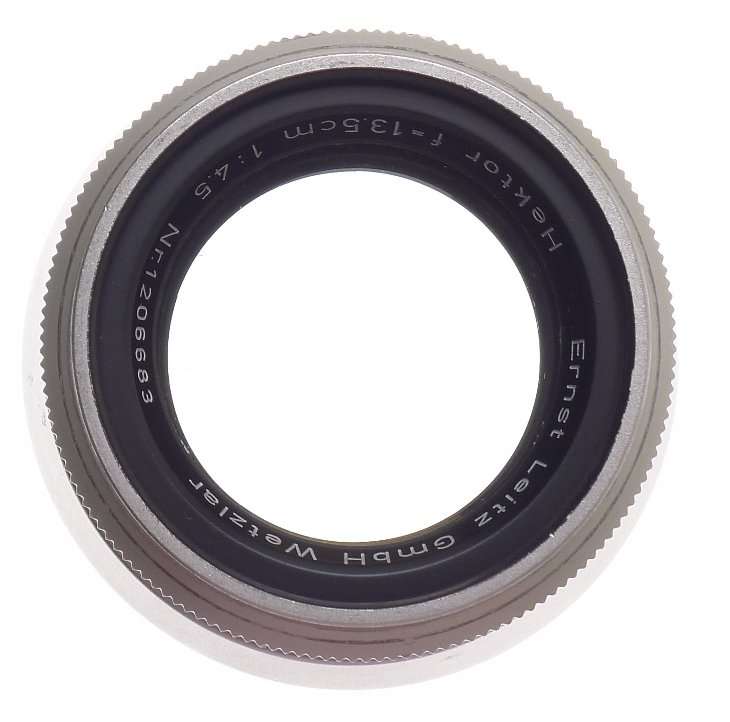 LEICA HEKTOR 1:4.5/13.5cm LEITZ f=135mm CAMERA CHROME LENS CAPS FITS M3 M7 M8 M9
