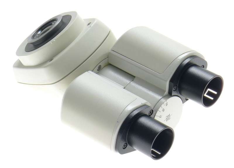 BINOCULAR HC ADJUSTABLE TUBE USED FITS LEICA DMLB LABORATORY DMLB MICROSCOPE