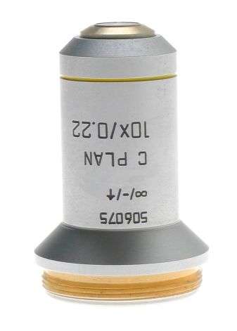 C PLAN 10x/0.22 EXCELLENT OBJECTIVE LENS 506075 LEICA DMLB LABORATORY MICROSCOPE