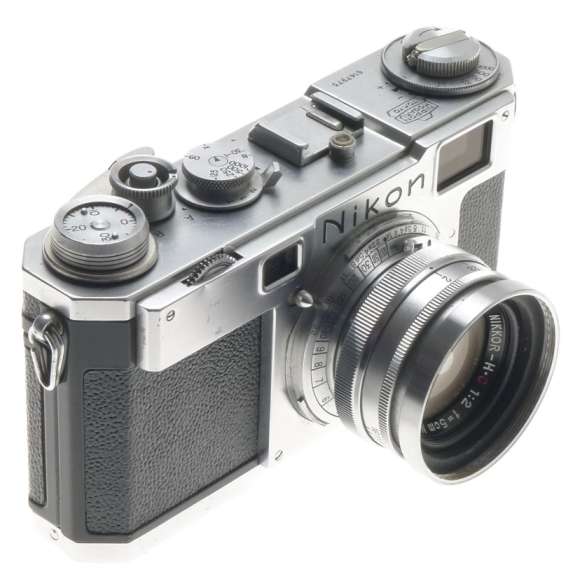 HALF CASE S2 NIKON RANGFINDER 35mm FILM CAMERA NIPPON KOGAKU NIKKOR H.C F2 f=5cm