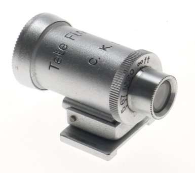 C.K.S. TELE FINDER HOT SHOE RANGEFINDER CAMERA ACCESSORY 135mm MINOLTA ROKKOR