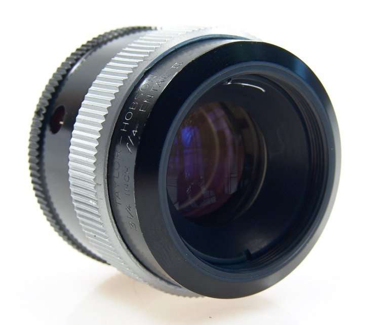 TAYLOR HOBSON 3 1/4 inch ENTAL II F/4 BOX CAPS LENS NR