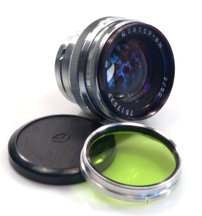 KIEV CHROME VINTAGE CONTAX MOUNT CAMERA LENS 2/50mm