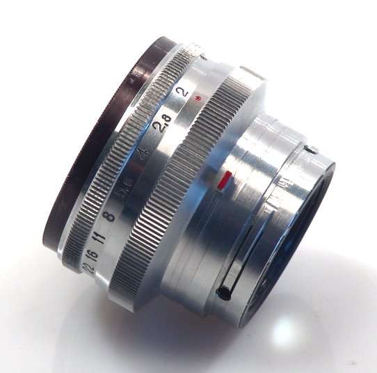 KIEV CHROME VINTAGE CONTAX MOUNT CAMERA LENS 2/50mm