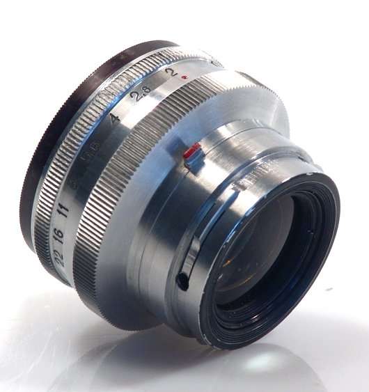 KIEV CHROME VINTAGE CONTAX MOUNT CAMERA LENS 2/50mm