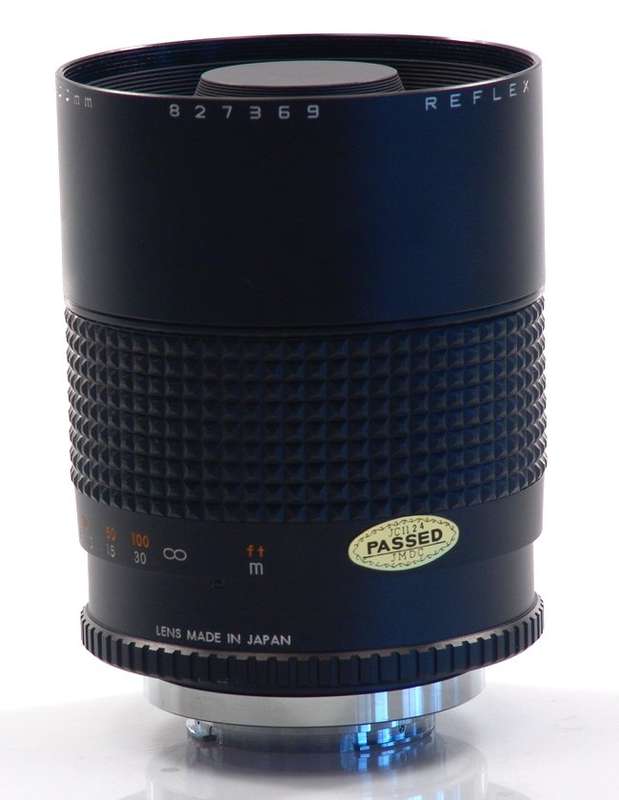 MAKINON REFLEX MIRROR LENS 1:8 f=500mm MACRO CASED EXCE