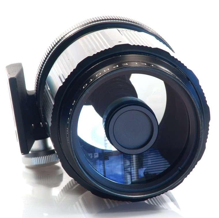 SIGMA MIRROR LENS 1:8 f=500mm TELEPHOTO CASE CAP CLEAN