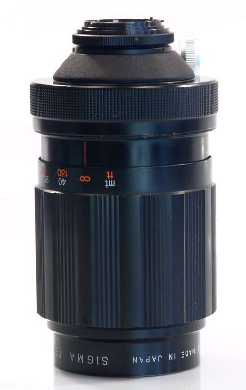 SIGMA MIRROR LENS 1:8 f=500mm TELEPHOTO CASE CAP CLEAN