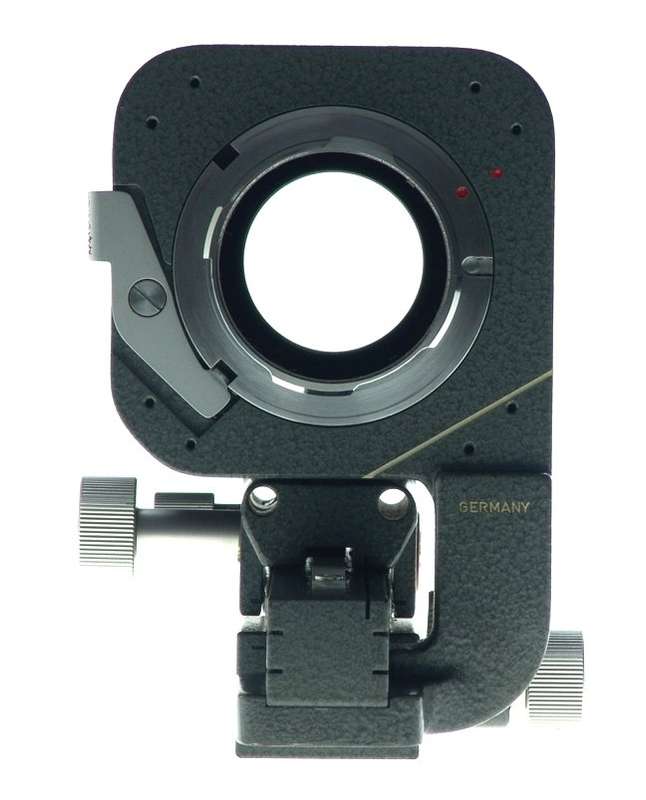 LEICA FOCUSSING BELLOWS HAMMERTONE GREY FINISH LEITZ 16558 ADAPTER VISOFLEX EXEL
