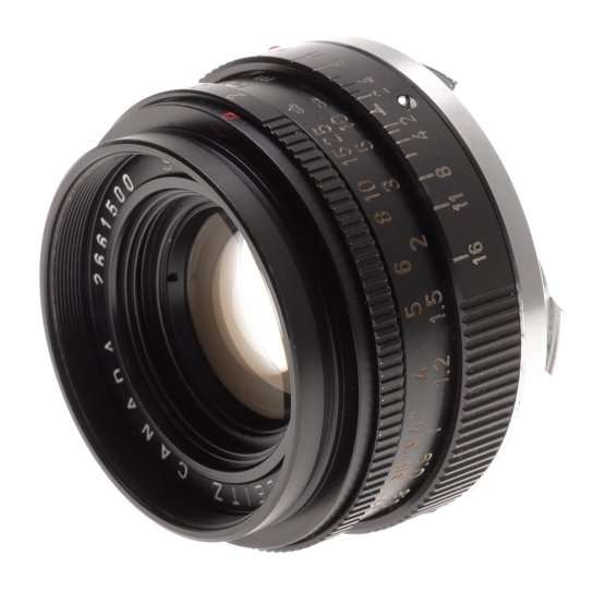 SUMMICRON 2/35mm COMPACT BLACK LEICA M MOUNT CAMERA LENS f=35mm VENTED HOOD NICE