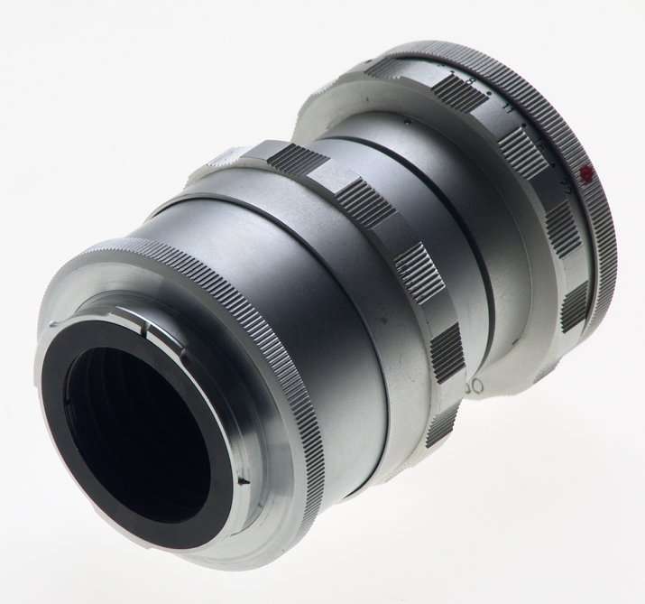 CANADA LEITZ ELMAR 1:3.5/65mm CHROME VISOFLEX LENS f=65mm WITH 16464 K MOUNT NR